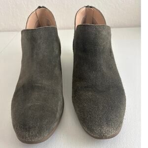 Kenneth Cole Reaction Oliver Green Suede Ankle Boots Size 8.5